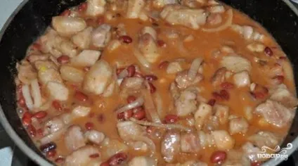 Квасоля, тушкована з м'ясом - покроковий рецепт з фото на (покрокові рецепти) Квасоля, тушкована з м'ясом - покроковий рецепт з фото на