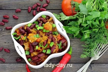 Квасоля тушкована з м'ясом, прості рецепти з фото (квасоля) Квасоля тушкована з м'ясом, прості рецепти з фото