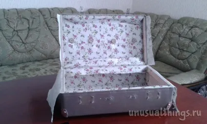 Зі старого валізи в весільний вінтажний саквояж (diy даруємо нове життя валізі) частина 1 -