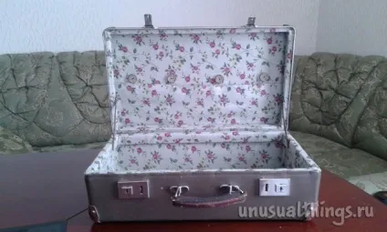 Зі старого валізи в весільний вінтажний саквояж (diy даруємо нове життя валізі) частина 1 -