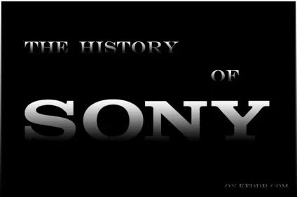 Історія sony