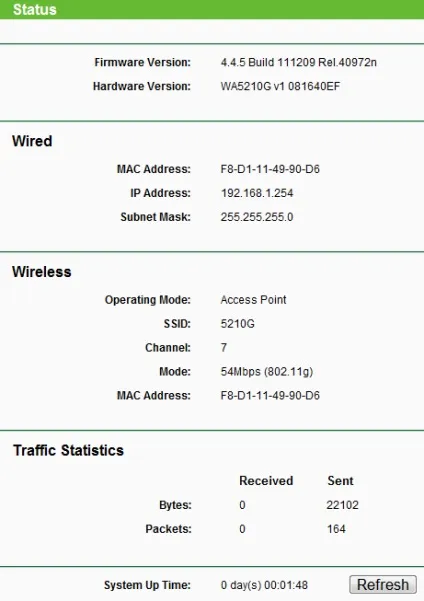 Інструкція як налаштувати tp-link tl-wa5210g точкою доступу, інтернет-магазин wi-fi обладнання (tp-link) Інструкція як налаштувати tp-link tl-wa5210g точкою доступу, інтернет-магазин wi-fi обладнання