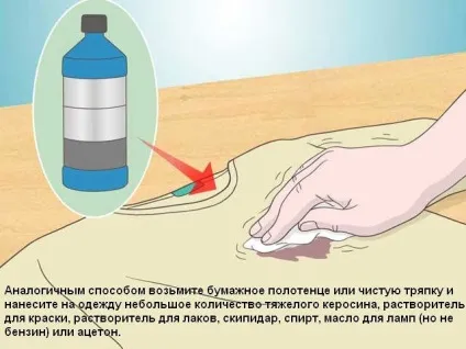 Як відіпрати смолу від одягу свіжі, старі плями, засоби (розчинники смоли) Як відіпрати смолу від одягу свіжі, старі плями, засоби