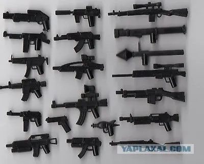 Як зробити зброю лего для чоловічків (Лего зброю чоловічків) Як зробити зброю лего для чоловічків