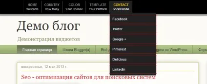 Як зробити меню, що випадає в wordpress - горизонтальне і вертікальноe