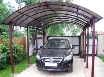 Як зробити гараж для автомобіля з навісом (навісом) Як зробити гараж для автомобіля з навісом