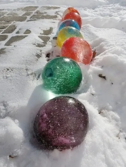 Як зробити крижані кулі з повітряних кульок (крижані) Як зробити крижані кулі з повітряних кульок