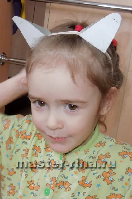 Як зробити вушка кішки (зайчика, мишки) за п'ять хвилин (кішки) Як зробити вушка кішки (зайчика, мишки) за п'ять хвилин