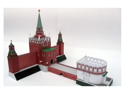 Як зробити паперовий кремль
