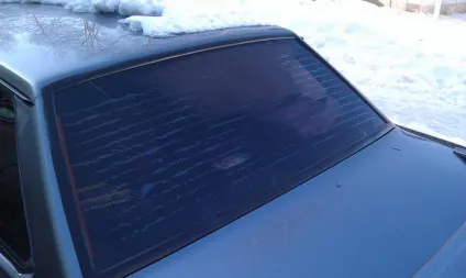 Як зняти тонування зі скла самостійно (самостійно) Як зняти тонування зі скла самостійно