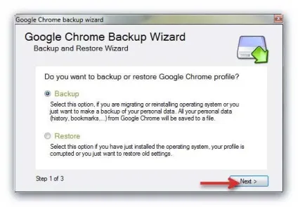 Як зберегти профіль google chrome
