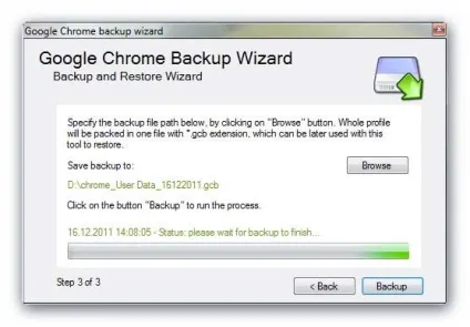 Як зберегти профіль google chrome