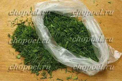 Як заморозити кріп на зиму - три способи заморозки (кріп) Як заморозити кріп на зиму - три способи заморозки