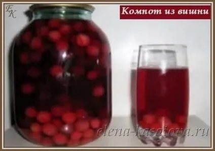 Як закрити компот з вишні на зиму (закрити) Як закрити компот з вишні на зиму