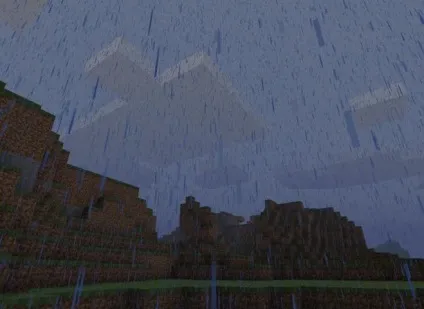 Як в minecraft прибрати дощ