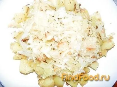 Картопля з квашеною капустою рецепт з фото (рецепт) Картопля з квашеною капустою рецепт з фото
