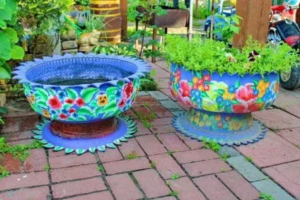 Клумби з покришок своїми руками на дачі - фото і майстер клас (клумби) Клумби з покришок своїми руками на дачі - фото і майстер клас