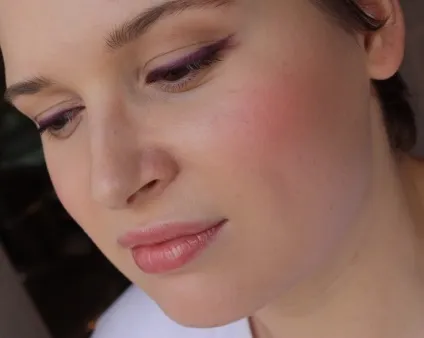Олівець guerlain the eye pencil 03 deep purple - відгук, Свотч і макіяж, elia chaba (Свотч) Олівець guerlain the eye pencil 03 deep purple - відгук, Свотч і макіяж, elia chaba