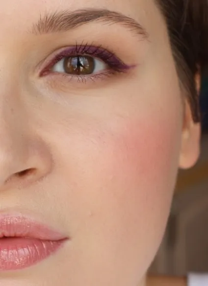 Олівець guerlain the eye pencil 03 deep purple - відгук, Свотч і макіяж, elia chaba (deep) Олівець guerlain the eye pencil 03 deep purple - відгук, Свотч і макіяж, elia chaba