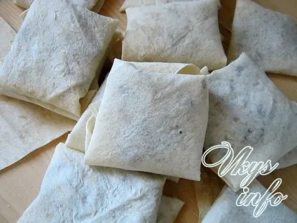 Конвертики з лаваша з начинкою з грибів і курки рецепт (конвертики) Конвертики з лаваша з начинкою з грибів і курки рецепт