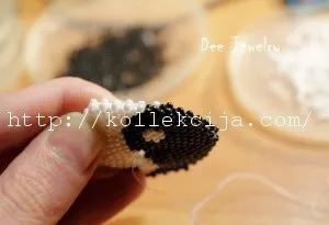 Круговий мозаїчне плетіння бісером