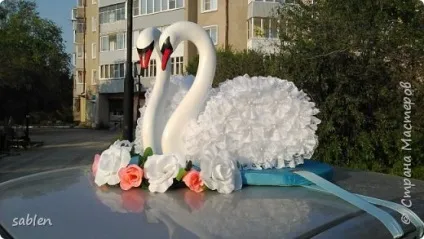 Мої дітки - закохана парочка лебедів (пінопласт) Мої дітки - закохана парочка лебедів