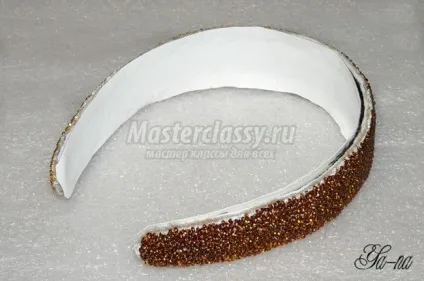 Обідок з бісеру своїми руками