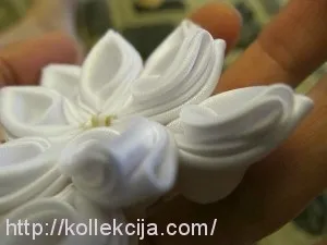 Як зібрати багатошаровий квітка канзаші