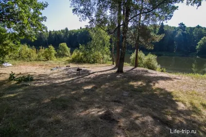 Відпочинок з наметами на оці - місця для наметів, карта