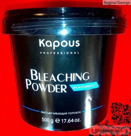 Освітлюючий порошок kapous bleaching pawder мікрогранули - «освітлити темне волосся до ідеального (bleaching) Освітлюючий порошок kapous bleaching pawder мікрогранули - «освітлити темне волосся до ідеального