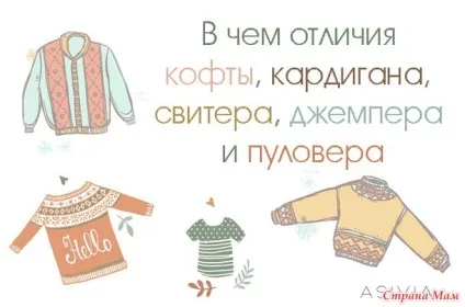 Відмінності кофти, кардигани, светри, джемпери і пуловера - країна мам (джемпер) Відмінності кофти, кардигани, светри, джемпери і пуловера - країна мам