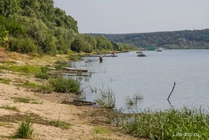 Відпочинок з наметами на оці - місця для наметів, карта