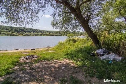 Відпочинок з наметами на оці - місця для наметів, карта