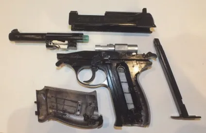 Пневматичний пістолет umarex walther p38 - пневмокапут з далекого минулого