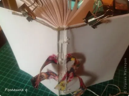Плетіння каптала на блокнот своїми руками, країна майстрів (плетіння) Плетіння каптала на блокнот своїми руками, країна майстрів
