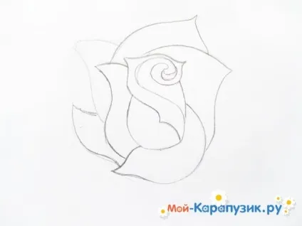 Поетапне малювання троянди кольоровими олівцями (кольоровими) Поетапне малювання троянди кольоровими олівцями