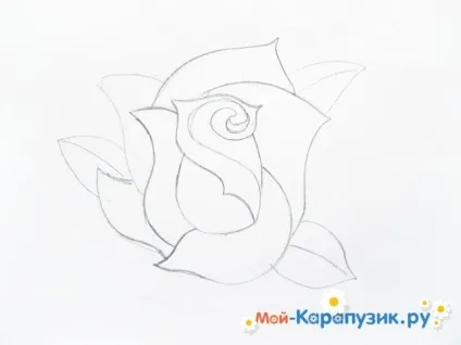 Поетапне малювання троянди кольоровими олівцями (малювання) Поетапне малювання троянди кольоровими олівцями