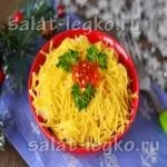 Салат з горошком, яйцями і ковбасою (яйцями) Салат з горошком, яйцями і ковбасою