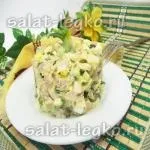 Салат з горошком, яйцями і ковбасою (яйця) Салат з горошком, яйцями і ковбасою