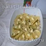 Салат з горошком, яйцями і ковбасою (яйця) Салат з горошком, яйцями і ковбасою