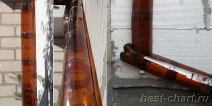Саморобна водостічна труба з пластикових пляшок (водостічна труба своїми руками) Саморобна водостічна труба з пластикових пляшок