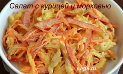 Салат з куркою, печерицями та кукурудзою, готуємо смачно