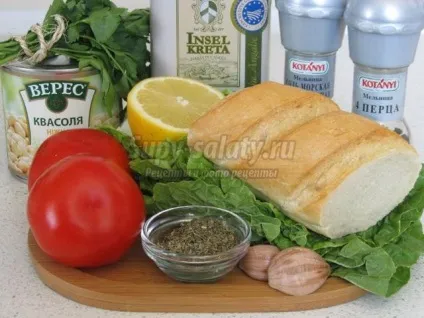Салат з квасолі з помідорами і сухариками (салат з квасолі з помідорами і сухариками рецепт) Салат з квасолі з помідорами і сухариками