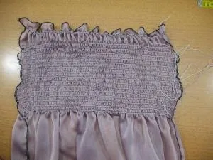 Шиття на машинці гумкою (угоркою) (Bagira підготувала поетапні) Шиття на машинці гумкою (угоркою)