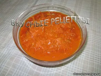 Вершково-томатний соус - рецепт з фото, смачні рецепти (смачний соус) Вершково-томатний соус - рецепт з фото, смачні рецепти