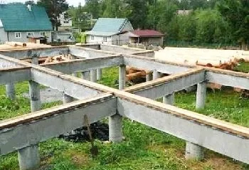 Стовпчастий фундамент з ростверком (свайно-ростверкових) (стовпчастий фундамент з ростверком) Стовпчастий фундамент з ростверком (свайно-ростверкових)