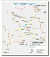 Схеми проїзду автотранспортом, нерухомість в Дивеєво