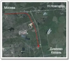 Схеми проїзду автотранспортом, нерухомість в Дивеєво