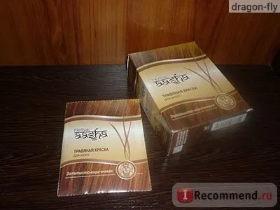 Трав'яна фарба для волосся aasha herbals - «відтінок золотисто коричневий, це мій натуральний колір