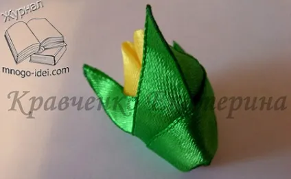 Тюльпани з атласних стрічок майстер клас (тюльпани) Тюльпани з атласних стрічок майстер клас